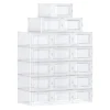CALICOSY - Set van 18 stapelbare - Wit - 19x35x25,2 cm