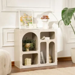 Calicosy - SORA-plank - Wit 80x37x74 cm
