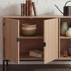 Calicosy - TARA Dressoir - Licht hout - 40x110x72 cm