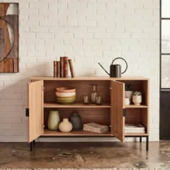 Calicosy - TARA Dressoir - Licht hout - 40x110x72 cm