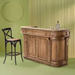 Calicosy - Toonbank ESTAMINET - Donker hout 200x60x110 cm