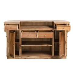 Calicosy - Toonbank ESTAMINET - Donker hout 200x60x110 cm