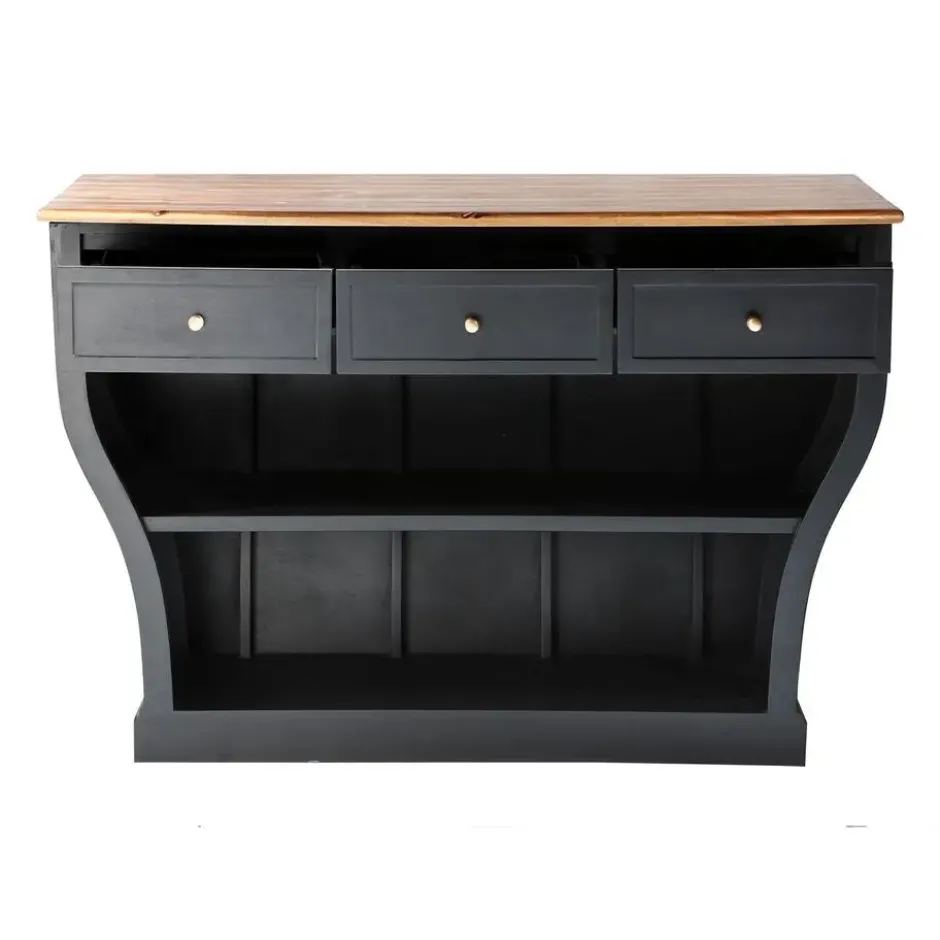 Calicosy - Toonbank PROCOPE - Donker hout 150x60x100 cm