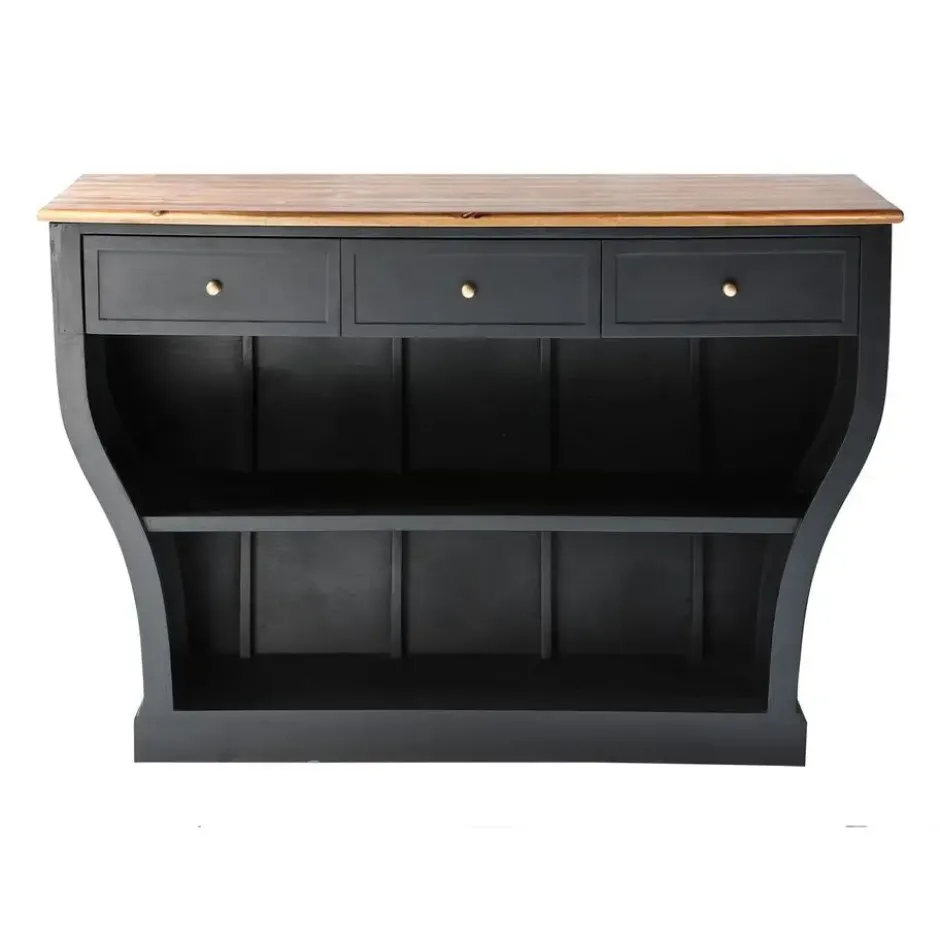 Calicosy - Toonbank PROCOPE - Donker hout 150x60x100 cm