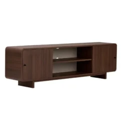 Calicosy - Tv-meubel CELENA - Donker hout 180x34x52 cm