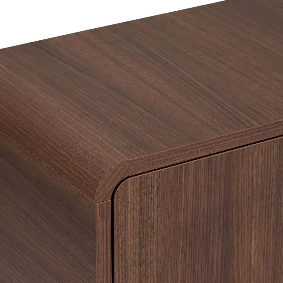 Calicosy - Tv-meubel CELENA - Donker hout 180x34x52 cm