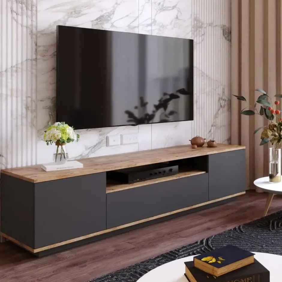 CALICOSY - TV-Meubel FR7-AA - - 44,6x180x44,5 cm