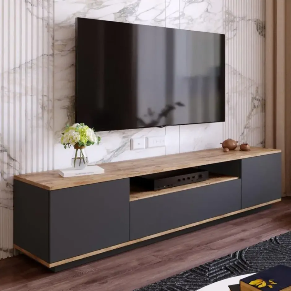 CALICOSY - TV-Meubel FR7-AA - - 44,6x180x44,5 cm