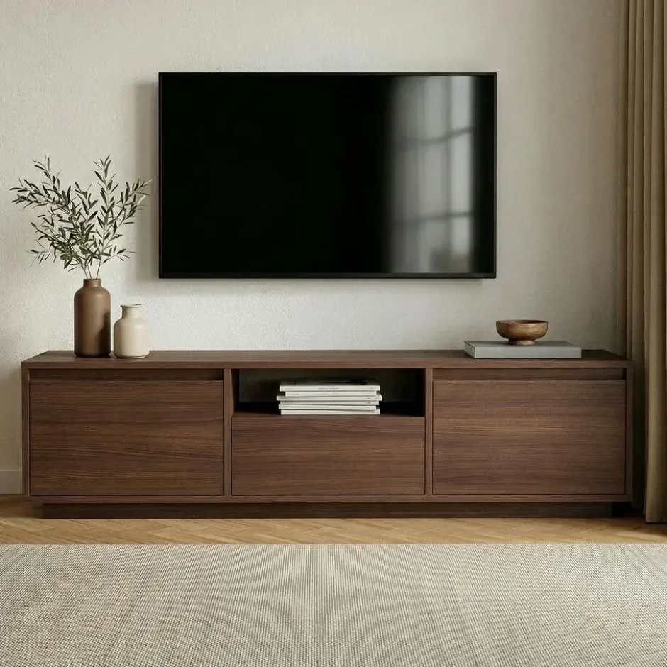 Calicosy - Tv-meubel LUME - Wit 160x30x42 cm