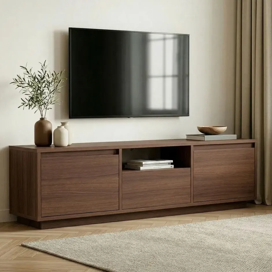 Calicosy - Tv-meubel LUME - Wit 160x30x42 cm