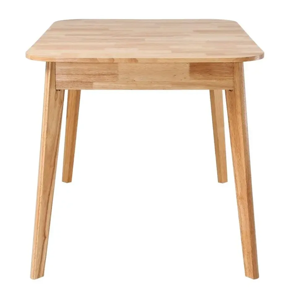 Calicosy - Uitschuifbare Eettafel SOLINE - Rubberwood - 120/160 x80x75 cm