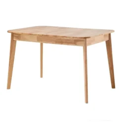 Calicosy - Uitschuifbare Eettafel SOLINE - Rubberwood - 120/160 x80x75 cm