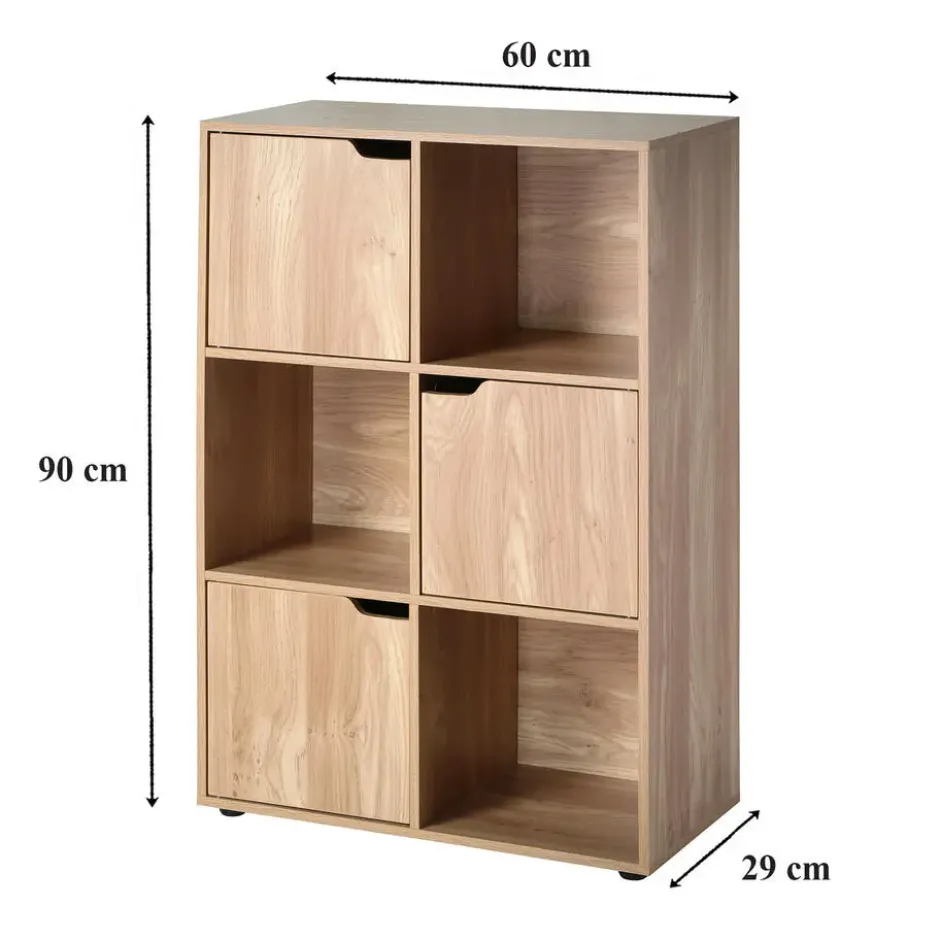 Calicosy - 6-unit kast met drie deuren MODU - 29x60x90 cm