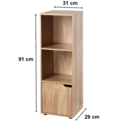 Calicosy - 3-units kast met één deur MODU - 29x30.7x90.8 cm