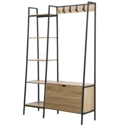 Calicosy - 5-vaks kledingkast LEXIE - 35x105x160 cm