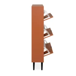 Calicosy - VIGO Schoenenkast - Terracotta - 24x70x125 cm