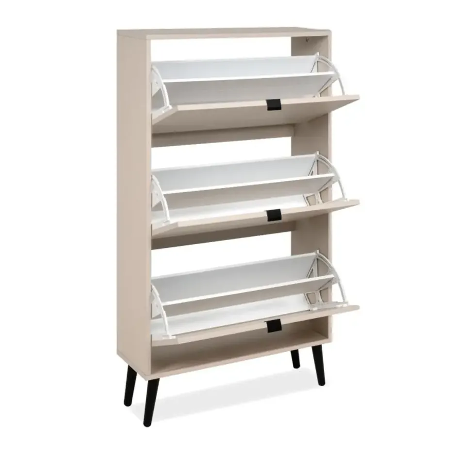 Calicosy - VIGO Schoenenkast - Terracotta - 24x70x125 cm