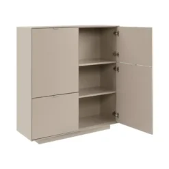 Calicosy - VIKA Dressoir - Beige 107x37,5x115 cm