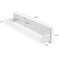 Calicosy - Wandplank EVE - Wit 60x10x12 cm