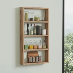 CALICOSY - Wandplank met 4 legplanken LYA - 9x43,2x80 cm