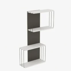 CALICOSY - Wandplank met 2 vakken DESTAN - 19x65x96 cm