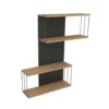 CALICOSY - Wandplank met 2 vakken DESTAN - 19x65x96 cm