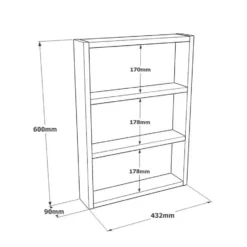 CALICOSY - Wandrek EMMA - 60x43,2x9 cm