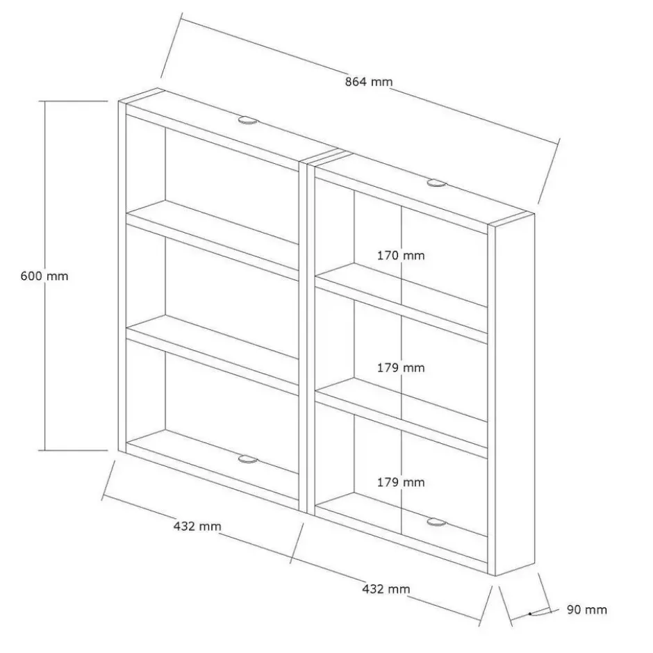 CALICOSY - Wandrek JOY - 60x84,6x9 cm