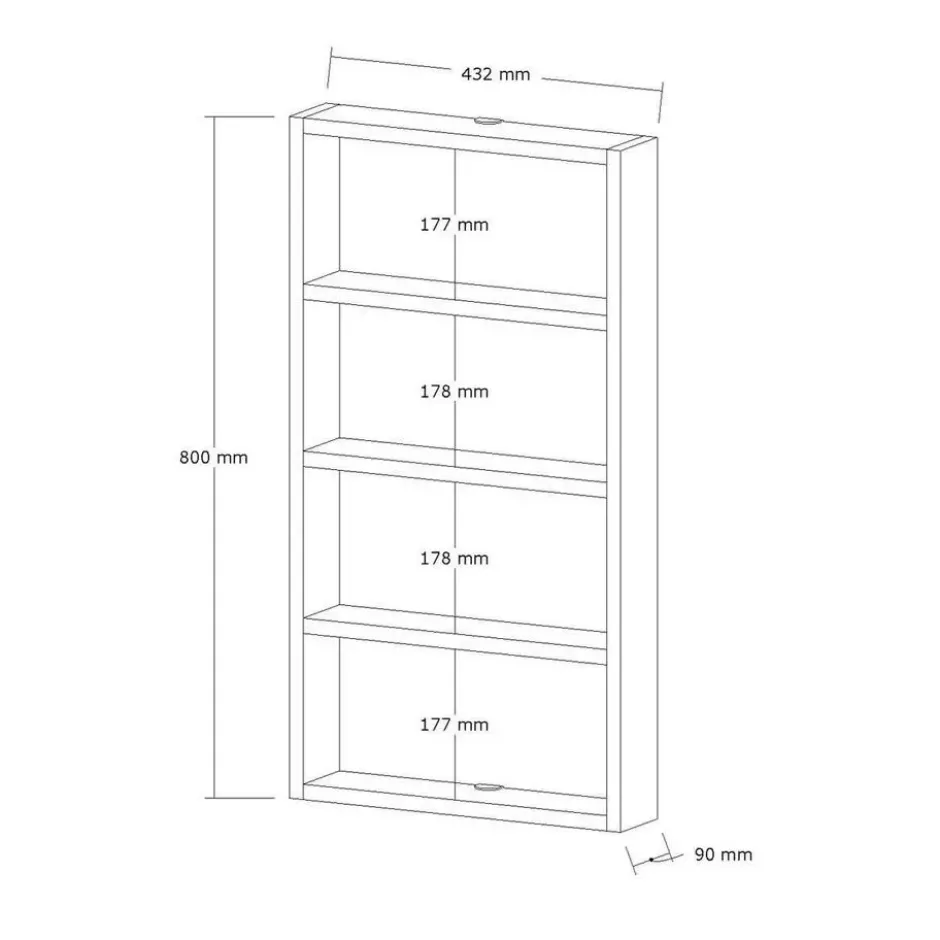 CALICOSY - Wandrek LYA - 80x43,2x9 cm