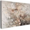 Canvas Schilderij 60x40 cm Amandelbloesem - Kunst - Van Gogh - Beige - Abstract