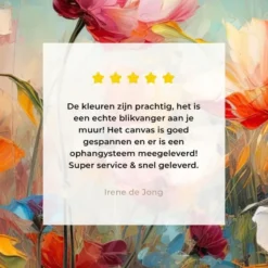 Canvas Schilderij 120x80 cm Bloemen - Watercolor - Kunst - Botanisch - Natuur