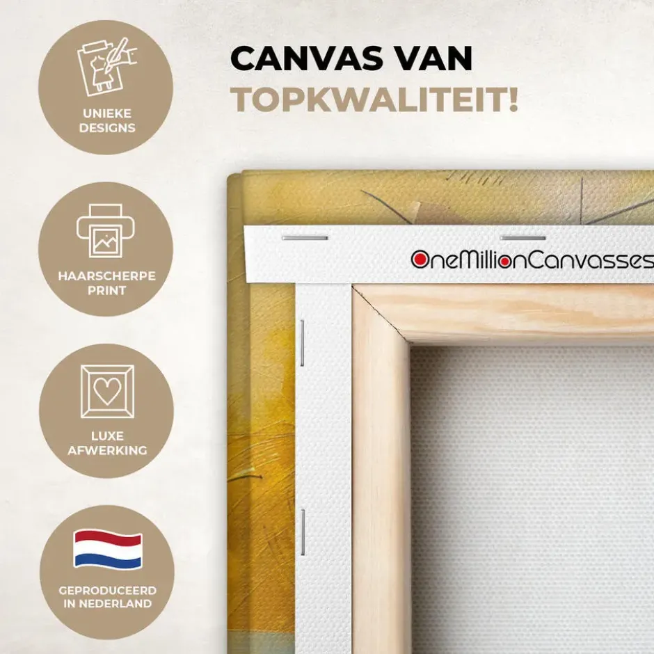 Canvas Schilderij 60x40 cm Kunst - Abstract - Modern