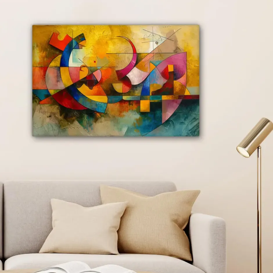Canvas Schilderij 60x40 cm Kunst - Abstract - Modern