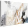 Canvas Schilderij 120x80 cm Luxe - Abstract - Goud - Wit