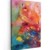 Canvas Schilderij 80x120 cm Olieverf - Kunst - Abstract - Kleurrijk