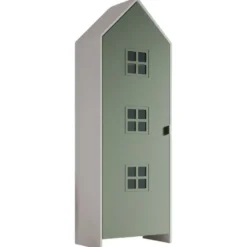 Casami Bruges Kledingkast - Groen 58x37x172 cm