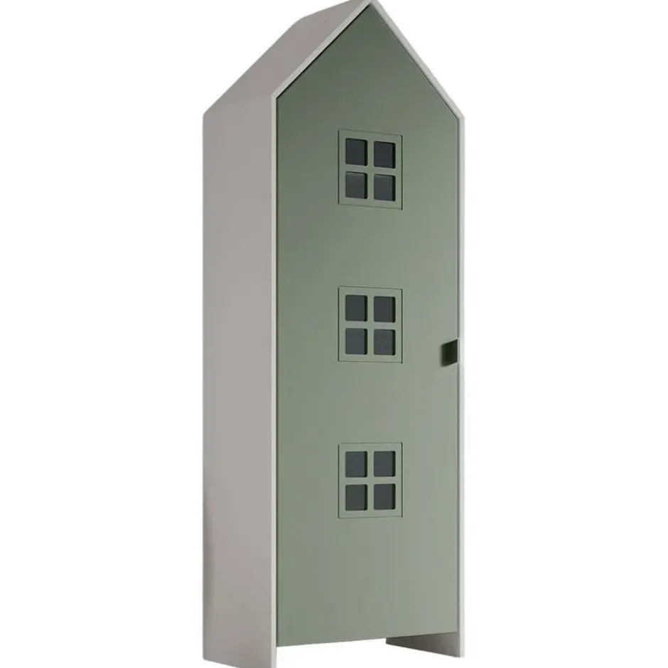 Casami Bruges Kledingkast - Groen 58x37x172 cm