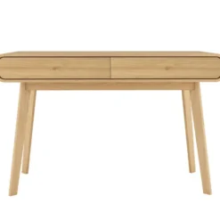 Cassie - Bureau met 2 laden in eiken look