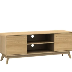 Cassie - Tv-meubel met 2 deuren in eikenoptik