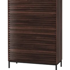 Celine - Commode met 4 laden in walnoot spaanplaat