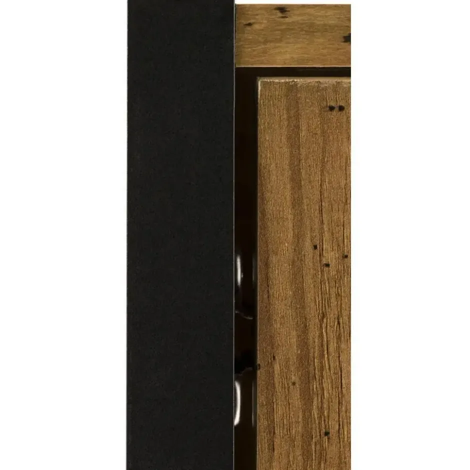 Chris - Badmeubel 61 cm 2-deurs eiken/zwart
