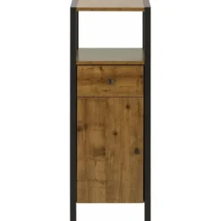 Chris - Kast met 1 deur en 1 lade eiken spaanplaat