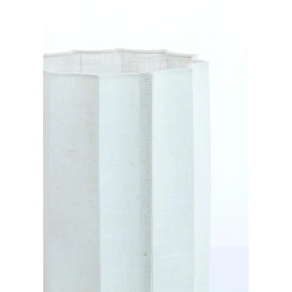 Cilinder lampenkap Disli - Wit - Ø24cm