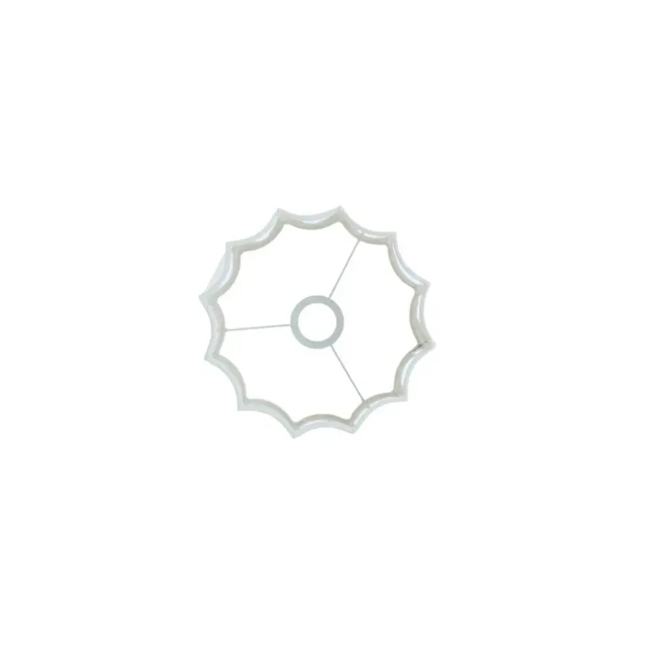 Cilinder lampenkap Disli - Wit - Ø24cm