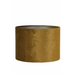 Cilinder Lampenkap Gemstone - Goud - Ø30x21cm