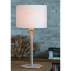 Cilinder Lampenkap Livigno - Eiwit - Ø25cm