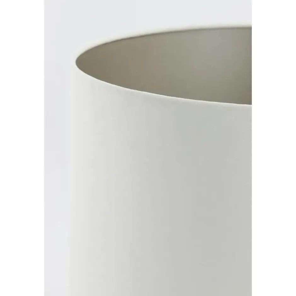 Cilinder Lampenkap Velours - Wit - Ø40x30cm