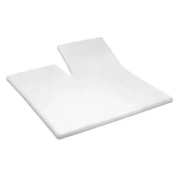 Cinderella - Hoeslaken Weekend topper single split 15 cm - 160x200 cm - Wit
