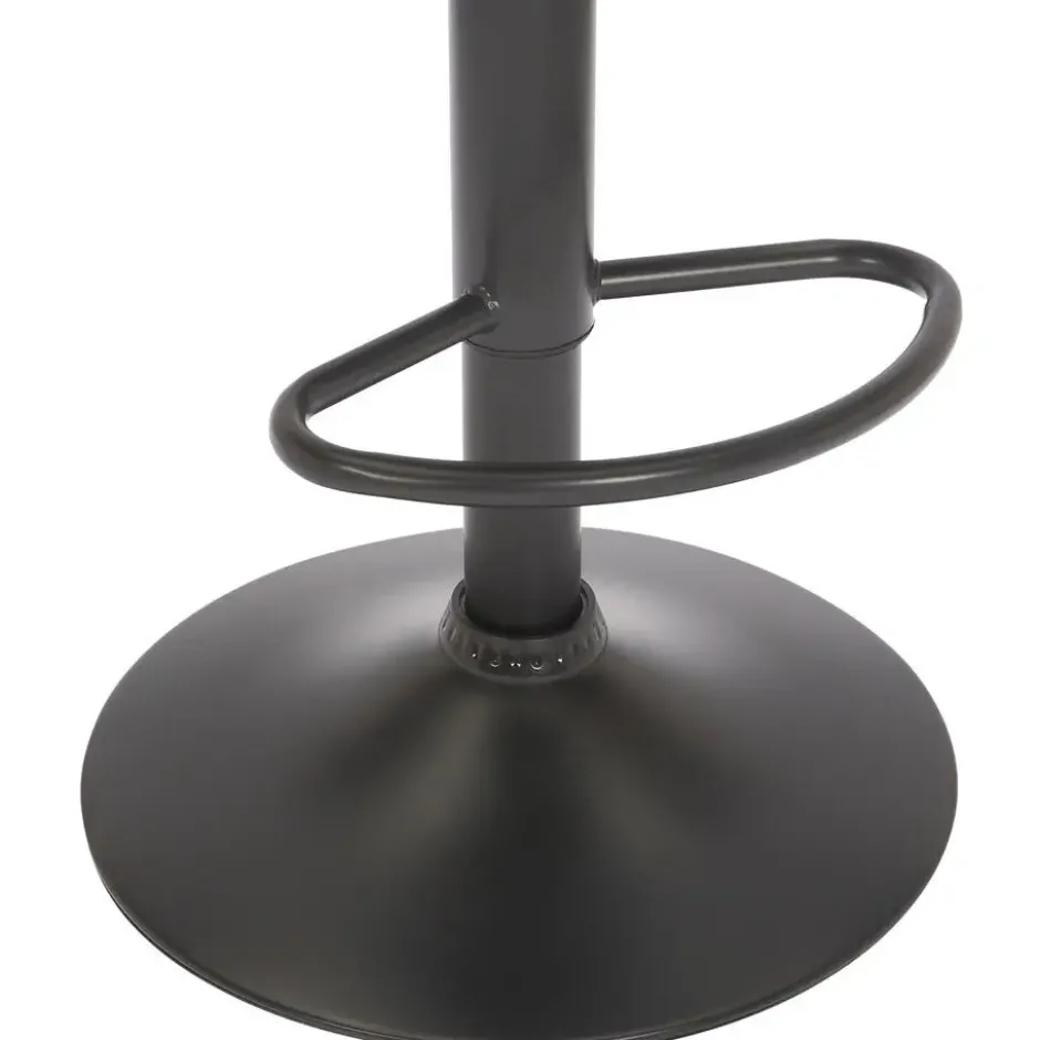 CLP Barkruk Jamie zwart Frame - Fluweel - zwart
