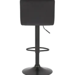 CLP Barkruk Jamie zwart Frame - Fluweel - zwart
